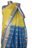 Grand Zari Checks Zari Butta Finest Pure Mysore Crepe Silk Saree 